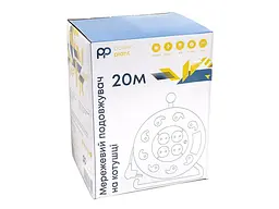 Мережевий подовжувач PowerPlant JY-2000/20 20 м (PPRA08M200S4) - мініатюра 4