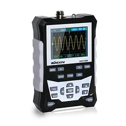 Осцилограф цифровий портативний з акумулятором KKMOON DS0120M, 120 МГц 500 Мб / с, генератор сигналу (100735) - мініатюра 2