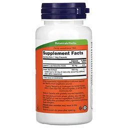 Натуральна добавка NOW Green Tea Extract 400 mg, 100 вегакапсул - мініатюра 2