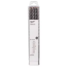 Бур SDS-PLUS 4C Contractor Milwaukee, діаметр 10х210х140 мм, (10 шт.)