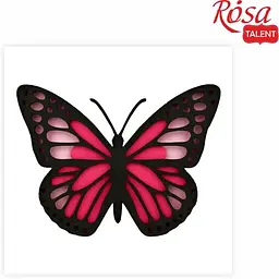 Набір картина 3D Rosa Talent Метелик 4 МДФ ґрунтоване 4 шари 17х17 см - мініатюра 2