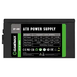 Блок живлення GameMax GP-400A 400W (GP-400A) - мініатюра 5
