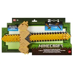 Іграшкова зброя Minecraft Меч-трансформер 2 в 1 (JKC15)