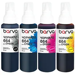 Чорнило Barva Epson 664 4x70 мл, special, BK/C/M/Y (E664-070-MP)