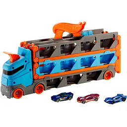 Уцінка. Грузовик-транспортер Hot Wheels Суперперегони(GVG37) 