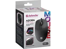 Миша Defender Azora MB-241 black (52241) - мініатюра 3