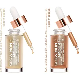 Хайлайтер для обличчя L’Oréal Paris Glow Mon Amour №01 Шампань рідкий 15 мл (A9480800) - мініатюра 3