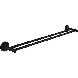 Тримач для рушника подвійний Grohe QuickFix Start 412032430 Чорний матовий