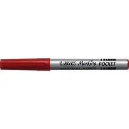 Маркер Bic перманентний Fine, червоний (bc8209002)