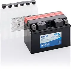 Мото акумулятор EXIDE AGM 6СТ-9,5Ah Аз 12В 130А (EN) ET12A-BS