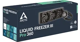 СВО Arctic Liquid Freezer III Pro 360 Black (ACFRE00180A) - мініатюра 6