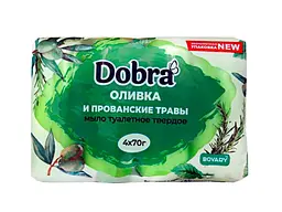 Мило DOBRA туалетне Оливка і прованські трави 4x70г