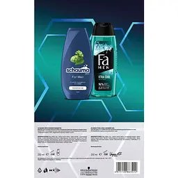 Набір Fa Men & Schauma For men. Be Yourself Шампунь 250 мл + гель для душу 250 мл - мініатюра 5