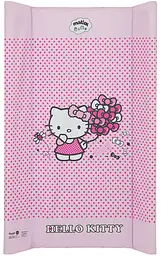 Пеленальный матрас Maltex мягкий 50х80 см hello kitty, розовый 50х80