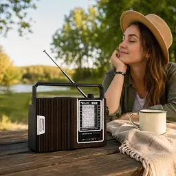 Радіоприймач GOLON RX-251 / Портативний радіоприймач з Bluetooth - мініатюра 3
