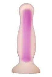 Неонова анальна пробка DreamToys Radiant 12.5 см (синій) - мініатюра 2