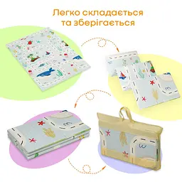 Дитячий складний термокилимок 117см х 177см х 8мм Океан-Зростомір (300) SW-00003030 - мініатюра 7