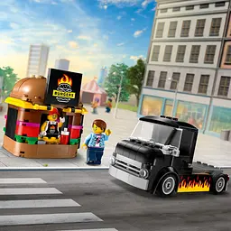 Конструктор LEGO City Вантажівка з гамбургерами 194 деталей (60404) - мініатюра 6