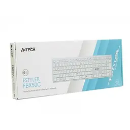 Клавіатура A4Tech FBX50C USB/Bluetooth White (4711421972772) - мініатюра 8