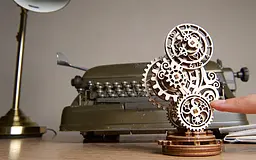 Механічний 3D Пазл Ukrainian Gears Стімпанк-годинничок, 43 елементи (70093) - мініатюра 5