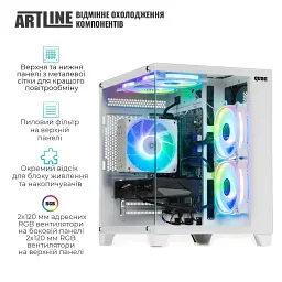 Комп'ютер Artline Gaming X43WHITE (X43WHITEv73) - мініатюра 3