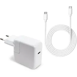 Блок живлення до ноутбуку Vinga Apple 30W 5V3A/9V3A/12V2.4A/14.5V2A/ 18V1.5A/20V1.5A USB-C (VPA-30-APP-C) - мініатюра 1