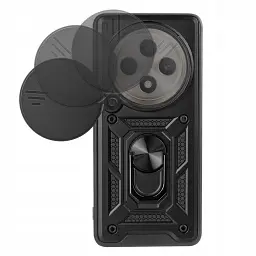 Панель BeCover Military для Oppo Reno12 F 5G Black (713079) - мініатюра 4