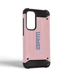 Чехол для Samsung Galaxy S24 FE 5G (SM-S721), Panzer, розовый, противоударный, бронированный, милитари, панель-накладка, защита всего корпуса, защита дисплея и камеры, термополиуретан (TPU) + поликарбонат (PC), ArmorStandart (ARM76923) - мініатюра 2