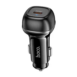 Автомобільний зарядний пристрій HOCO Z58 Rank single port PD30W car charger чорний - мініатюра 6