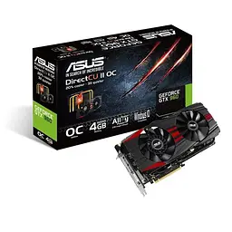 Відеокарта ASUS GTX 960 4gb DirectCU II OC Black (GTX960-DC2OC-4GD5-BLACK) (GDDR5, 128 bit, PCI-E 3.0 x16) Б/в - мініатюра 6