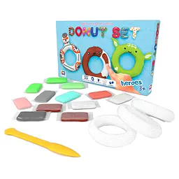 Набір для креативної творчості Moon Light Clay Donut Set Heroes 70089 легкий стрибаючий пластилін - мініатюра 2