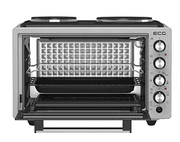 Електродуховка з конфорками ECG ETH 3701G 37 л - мініатюра 3