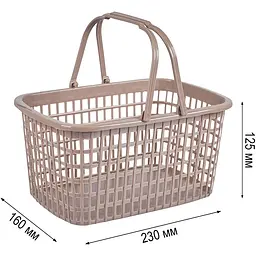 Кошик Stars Plast какао 3 л (94262/как) - мініатюра 2