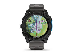 Смарт-годинник Garmin D2 Mach 2 51mm Carbon Gray DLC Titanium w. Vented Titanium Bracelet (010-02905-30/31) - мініатюра 8