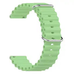 Ремінець Hump для Xiaomi Amazfit Bip Bip Lite Bip U Bip 1S Bip 3 - зелений ширина кріплення 20мм силікон Watchbands (W23-6WB13969929) - мініатюра 2