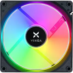Вентилятор Vinga ARGB Black (RGB fan-10) - мініатюра 3