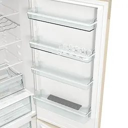 Холодильник Gorenje NRK6202CLI 200х60х60см 2 двері 235 (96) л А++ NF+ бежевий (NRK6202CLI) - мініатюра 10