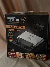 Електрогриль мультимейкер Zepline ZP-812 6в1 зі знімними формами 2200 Вт - мініатюра 7