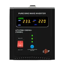 ДБЖ LogicPower LPY-PSW-1500VA+ (1050Вт) 10A/15A з правильною синусоїдою 24V