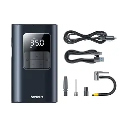 Автомобільний насос Baseus PrimeTrip VA1 Wired and Wireless 2-in-1 Tire Inflator Cosmic Black C11169001121-00 - мініатюра 5