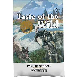 Сухий корм для цуценят Taste of the Wild High Pacific Stream Puppy Formula з копченим лососем 12.2 кг 9757-HT60