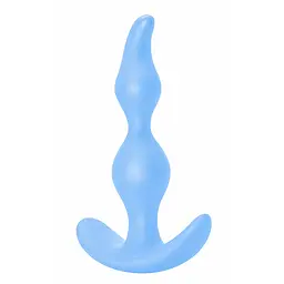 Анальна пробка Lola Games Bent Anal Plug 13 см (блакитний) - мініатюра 5