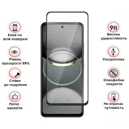 Скло захисне BeCover Tecno Spark 30 Pro (KL7) Black (713080) - мініатюра 3