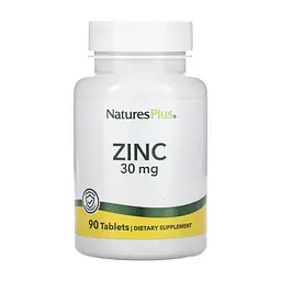 Цинк 30 мг Nature's Plus - 90 таблеток, для імунітету