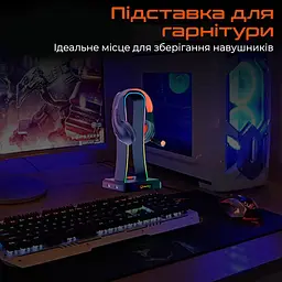 Підставка для навушників Meetion MT-U002-A (MT-U002-A) - мініатюра 3