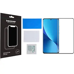 Захисне скло BeCover для Xiaomi Redmi 12 Black (709610) - мініатюра 2