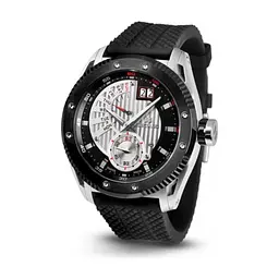 Наручний годинник Seculus 9535.2.7004P black-white, ss-ipb, black silicon