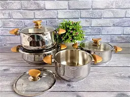 Набір посуду O.M.S. Collection 1036 Gold 8 предмета - мініатюра 7