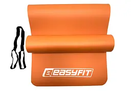 Килимок для фітнесу та йоги EasyFit NBR 10 мм Помаранчевий (EF-1919-OR) - мініатюра 7