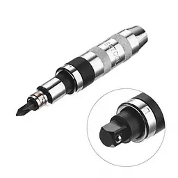 Викрутка ударно-поворотна з насадками 6 одиниць INTERTOOL HT-0431 - мініатюра 5